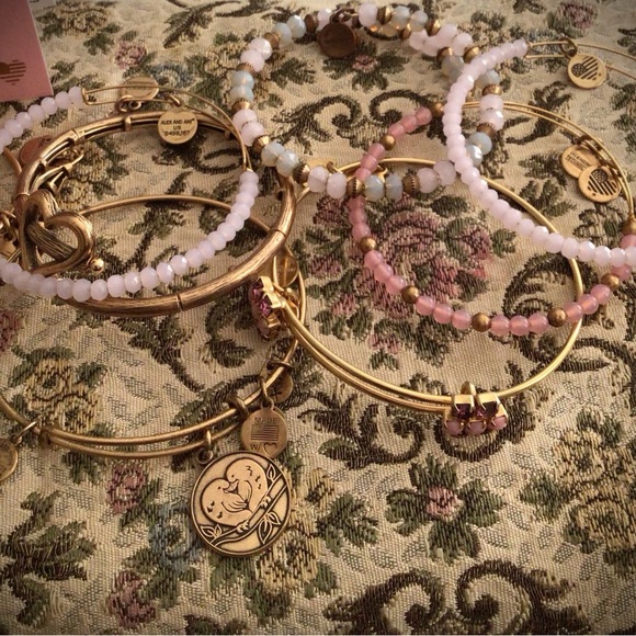Retired Alex and Ani Bangles Love stack! - Picture 7 of 8